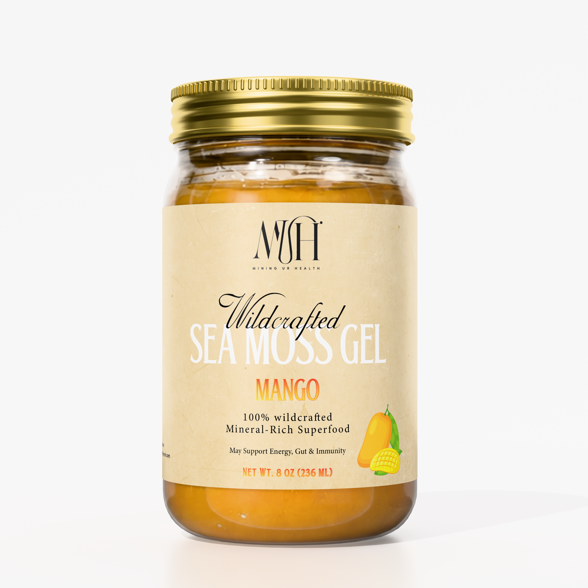 Wildcrafted Mango Sea Moss Gel