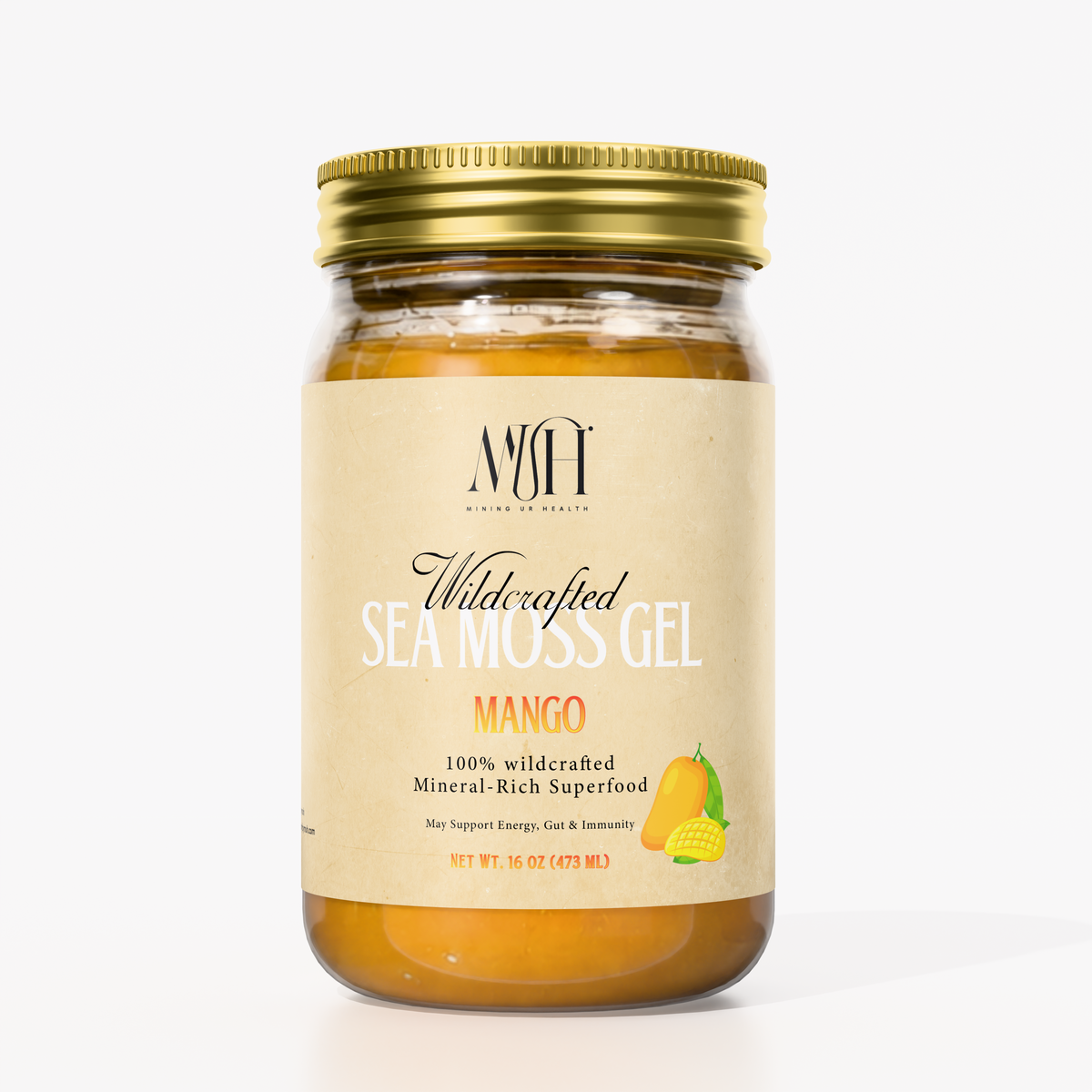 Wildcrafted Mango Sea Moss Gel